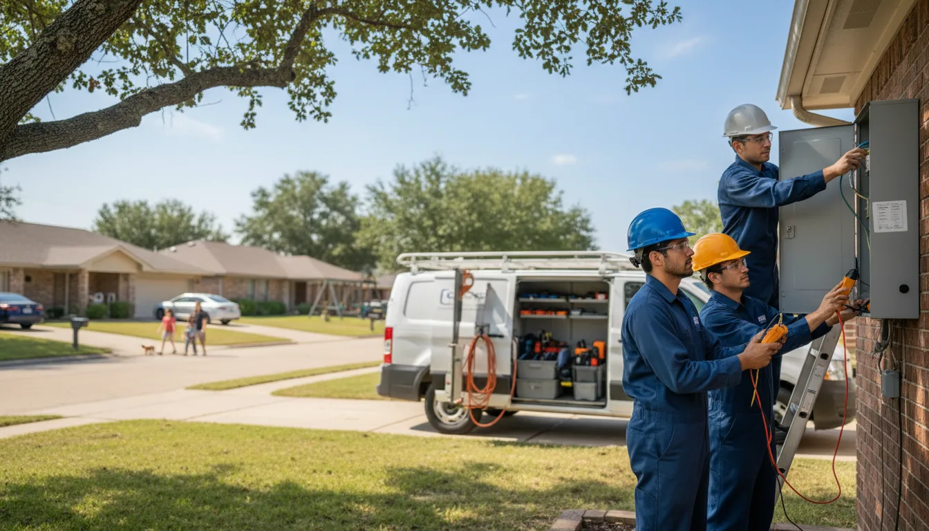 Certified electrician providing emergency electrical services in Reedsville, WI